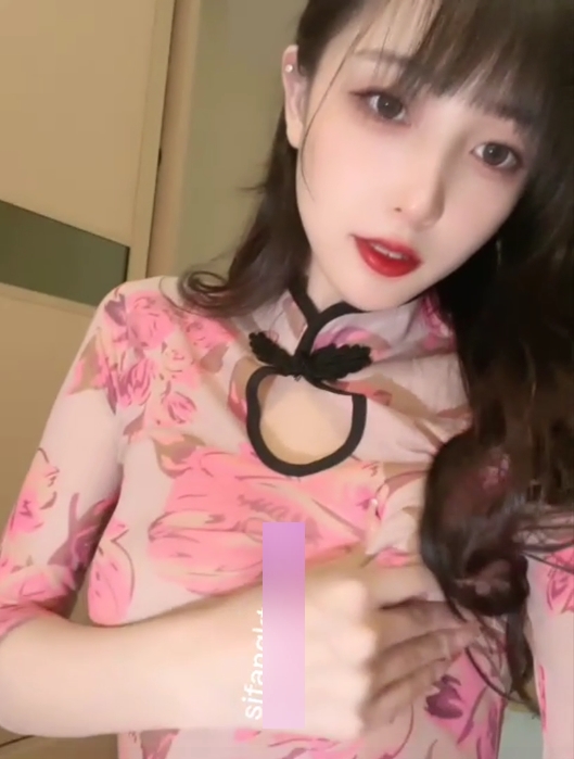 秀人网红《林星阑》+印花旗袍一对一定制