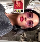 透视连衣裙高跟长腿美女视频