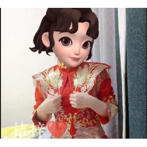 炸裂新手桔梓自拍传统婚服道具图集，某音小孩子商场户外视频