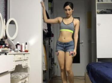 香港模特MaggieQ身材颜值在贤娆美腿玉兔诱人绅士必备，资源大小244MB！