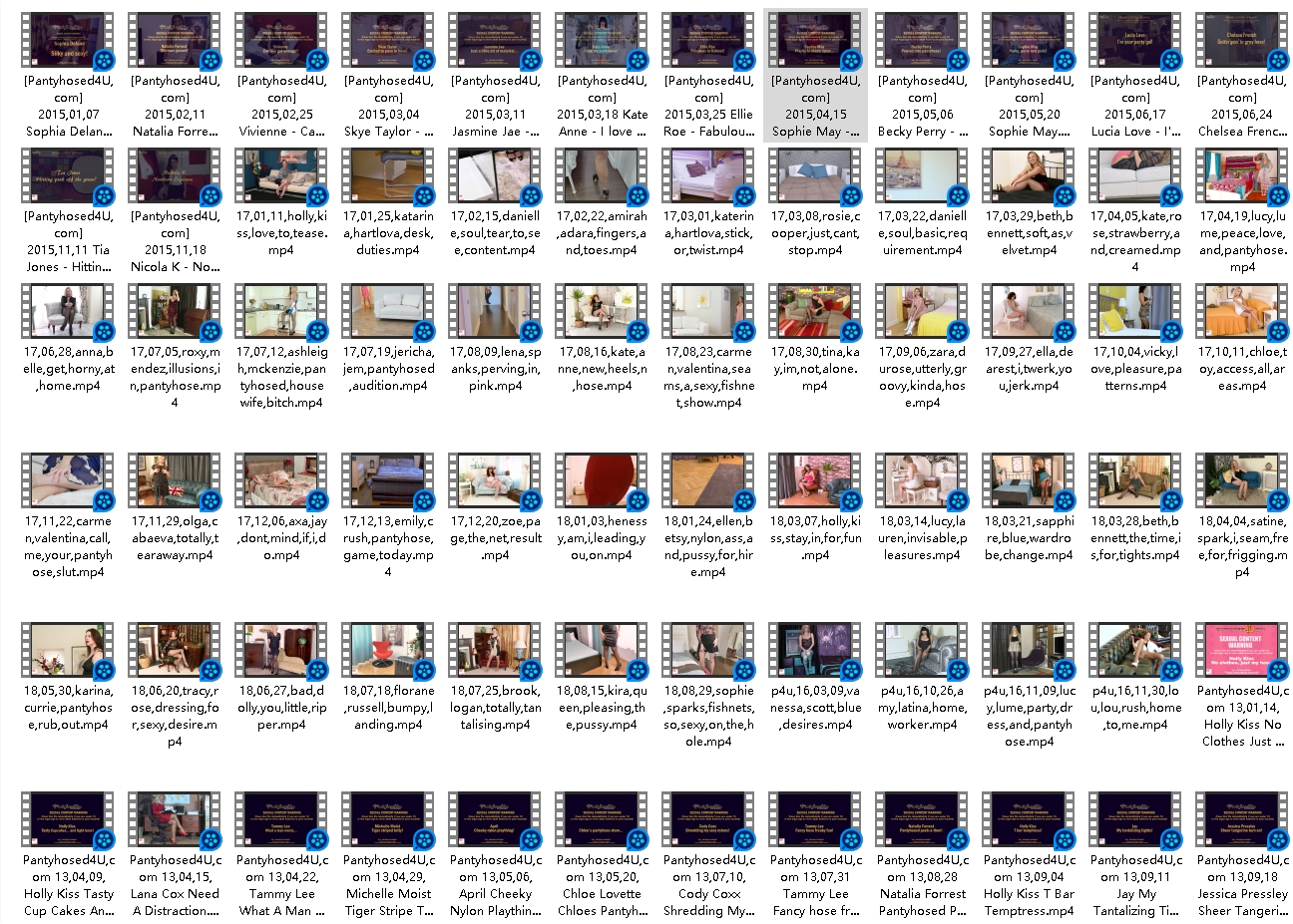 欧美熟女性感丝袜Pantyhosed4U合集63.5G百度云下载，水印管理9金币