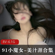 小魔女美汁源：神级颜值与完美身材的8部视频合集（6.1G）展示黑丝白丝魅力