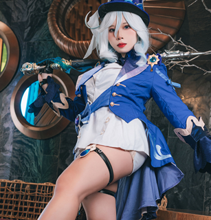 二次元百度盘劲爆芙宁娜Cos鉴赏合集1V41P466M，少女身体解压密码下载