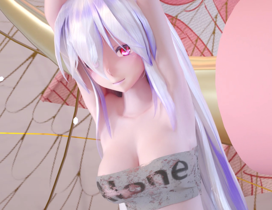 B站弱音MMD月下凌劲舞高清视频4K60帧1.65G